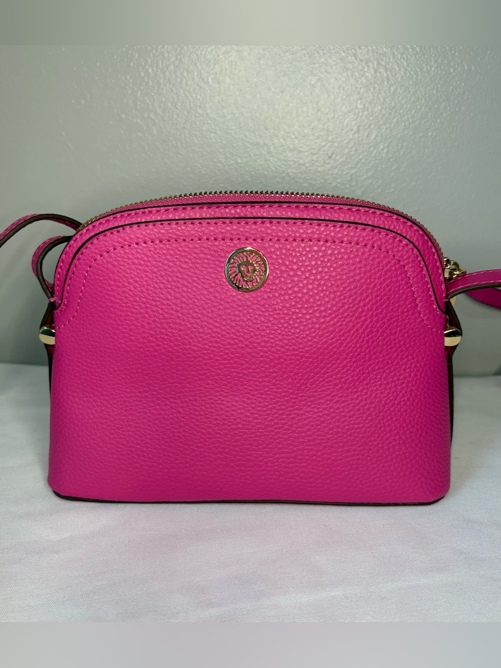 Anne Klein Crossbody Bag in Hot Pink